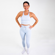 Load image into Gallery viewer, "Sky" Tie Me Up Leggings