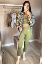 Load image into Gallery viewer, "Khaki" Signature Scrunch Leggings