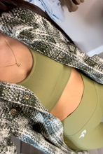 Load image into Gallery viewer, "Khaki" Open Back Bra