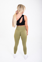 Load image into Gallery viewer, "Khaki" Signature Scrunch Leggings