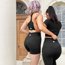 Load image into Gallery viewer, "Raven" Zip It Sports Bra