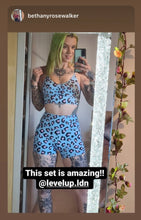 Load image into Gallery viewer, "Electric Blue" Scrunch Bum Shorts