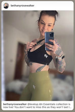 Load image into Gallery viewer, "Power" Cold Shoulder Sports Bra