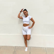 Load image into Gallery viewer, "Pure" Zip It Crop Top