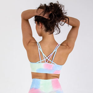 "Blue Lagoon" Sports Bra