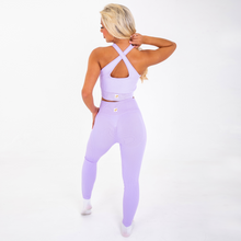 Load image into Gallery viewer, &quot;Violet&quot; Tie Me Up Leggings
