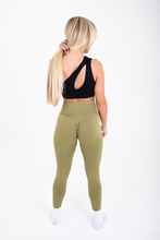 Load image into Gallery viewer, &quot;Khaki&quot; Signature Scrunch Leggings
